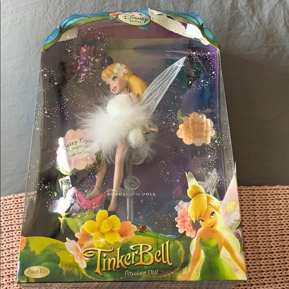 Tinker bell porcelain doll